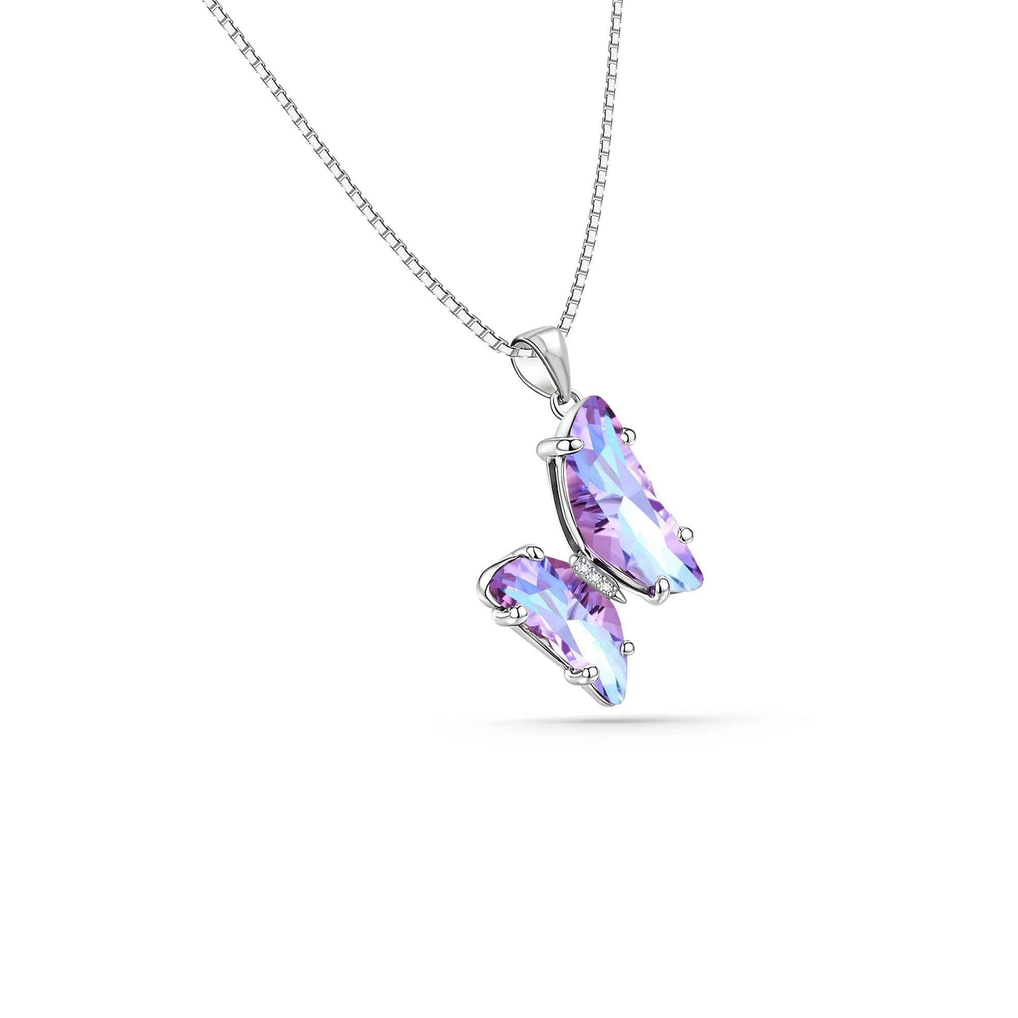 Crystal Butterfly Charm