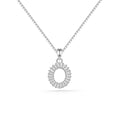 Sterling Silver Halo Pendant