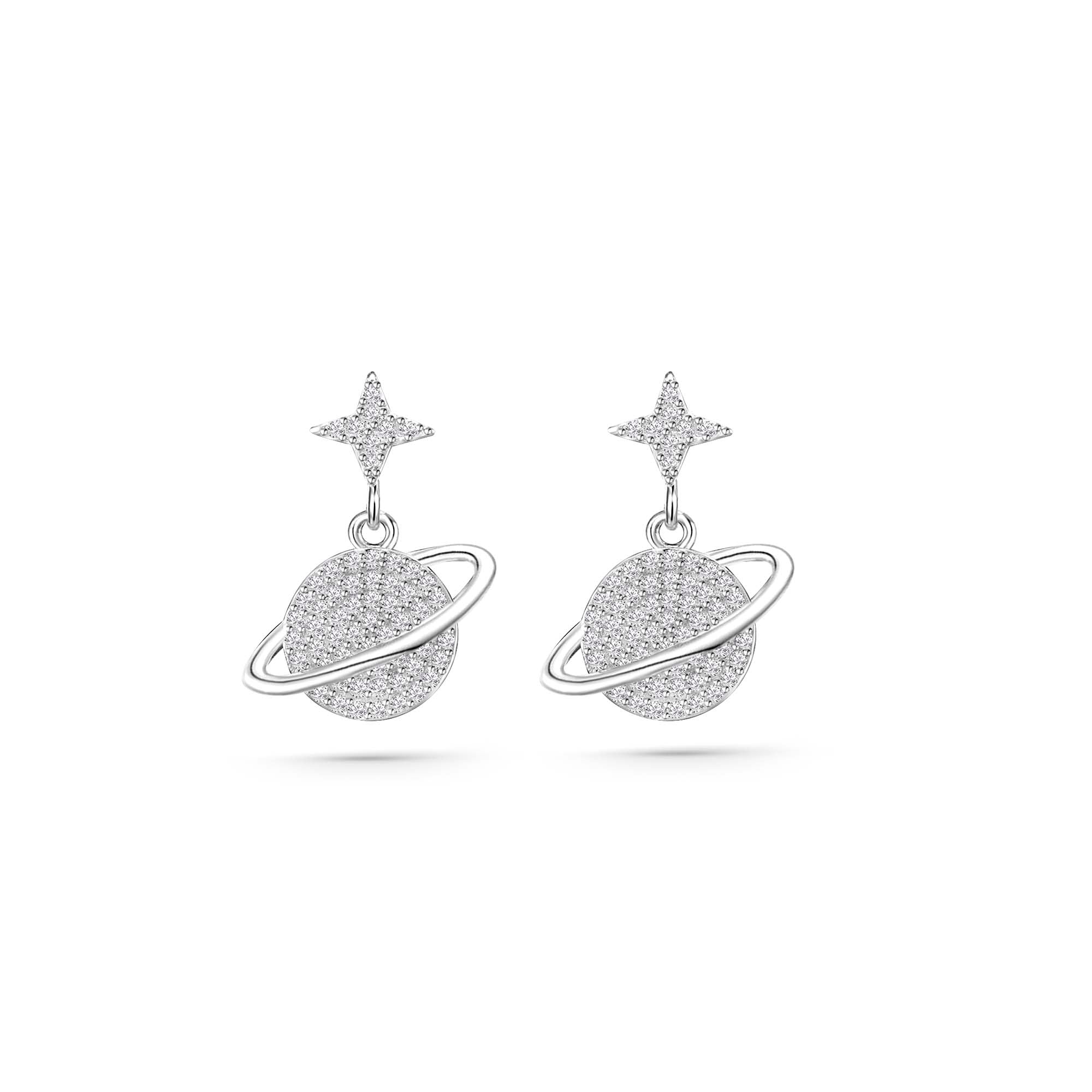 Silver Galactic Drops