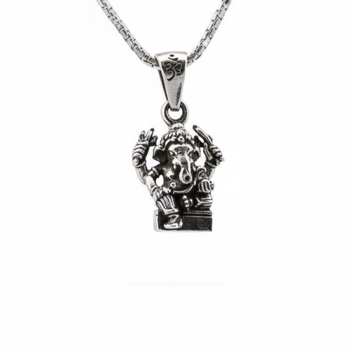 Silver Ganesha Pendant