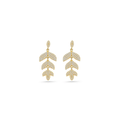Pavé Leaf Drops
