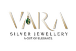 Logo of Vara Silver Jewellery with a pendant on a white background